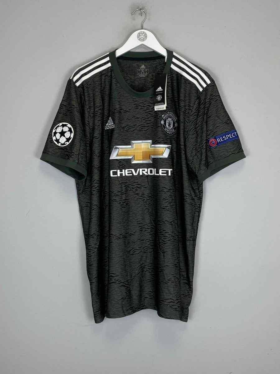 2020/21 MANCHESTER UNITED VAN DE BEEK 34 *BNWT* C/L AWAY SHIRT (XXL) ADIDAS - Cult Kits - XXL - Buy Vintage Football Shirts, Authentic Retro Football Shirts For Sale, Classic Football Shirts & Soccer Jersey