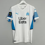 Shop 2020/21 MARSEILLE GERSON #8 *SIGNED* HOME SHIRT (M) PUMA, classic football shirts, vintage football shirts & retro soccer jerseys at Cult Kits