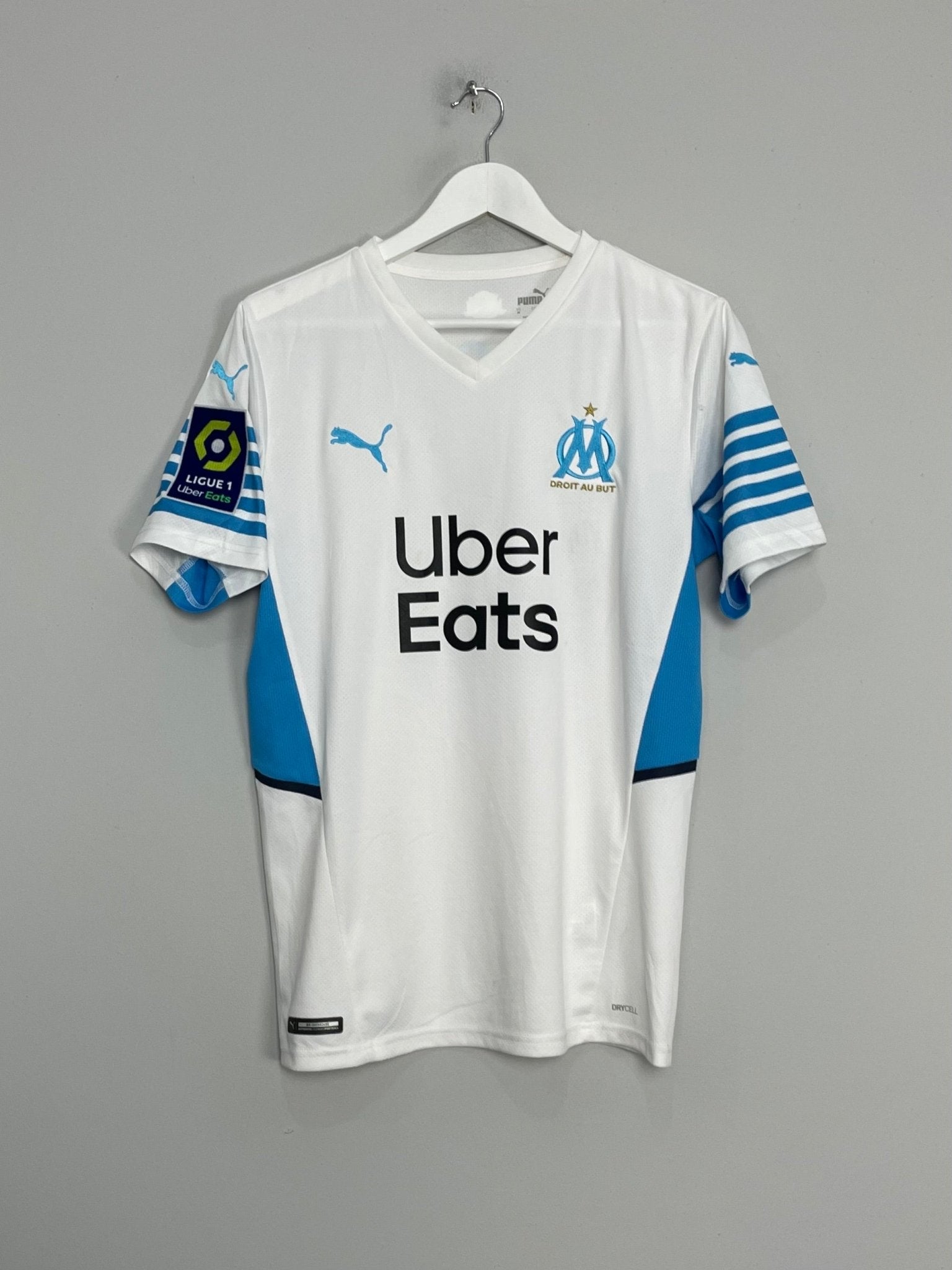 Shop 2020/21 MARSEILLE GERSON #8 *SIGNED* HOME SHIRT (M) PUMA, classic football shirts, vintage football shirts & retro soccer jerseys at Cult Kits