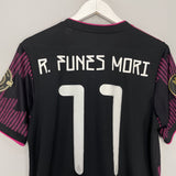 Shop 2020/21 MEXICO FUNES MORI #11 *MATCH ISSUE* HOME SHIRT (M) ADIDAS, classic football shirts, vintage football shirts & retro soccer jerseys at Cult Kits