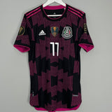 Shop 2020/21 MEXICO FUNES MORI #11 *MATCH ISSUE* HOME SHIRT (M) ADIDAS, classic football shirts, vintage football shirts & retro soccer jerseys at Cult Kits