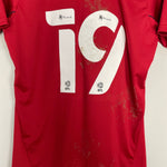Shop 2020/21 MIDDLESBROUGH #19 *YOUTH TEAM* HOME SHIRT (M) HUMMEL, classic football shirts, vintage football shirts & retro soccer jerseys at Cult Kits