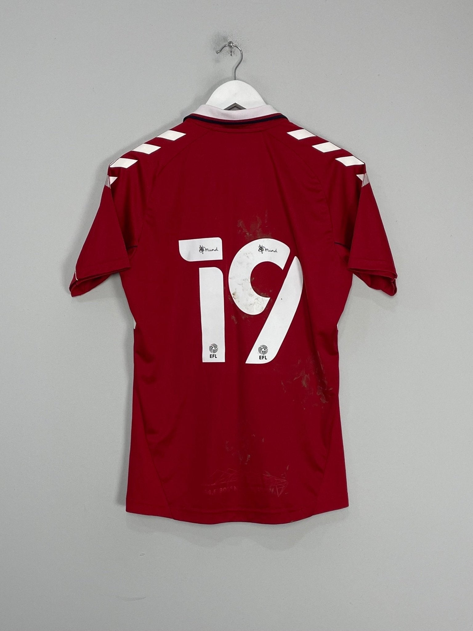 Shop 2020/21 MIDDLESBROUGH #19 *YOUTH TEAM* HOME SHIRT (M) HUMMEL, classic football shirts, vintage football shirts & retro soccer jerseys at Cult Kits