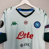 Shop 2020/21 NAPOLI OSIMHEN #9 E/L AWAY SHIRT (XXL) KAPPA, classic football shirts, vintage football shirts & retro soccer jerseys at Cult Kits