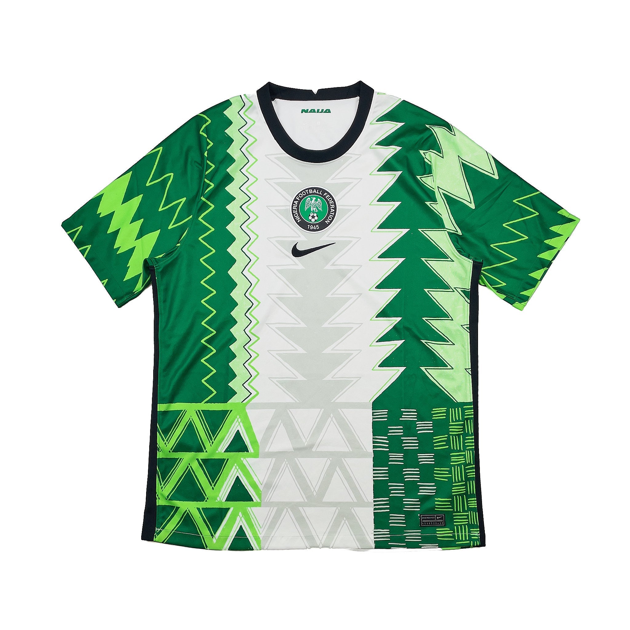 Buy 2020/21 NIGERIA HOME SHIRT (L) NIKE ~ Free worldwide shipping available ~ Authentic Vintage Football Shirts from Cult Kits