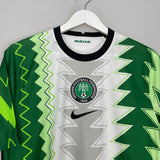 Shop 2020/21 NIGERIA HOME SHIRT (M) NIKE, classic football shirts, vintage football shirts & retro soccer jerseys at Cult Kits