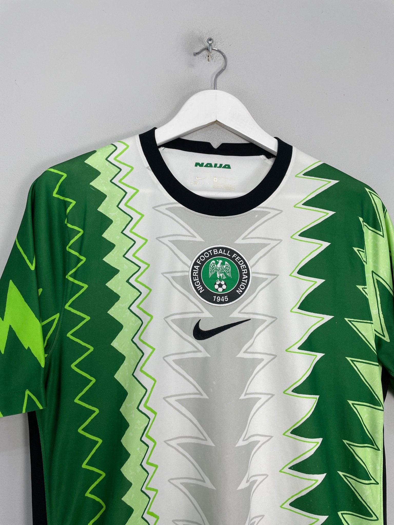 Shop 2020/21 NIGERIA HOME SHIRT (M) NIKE, classic football shirts, vintage football shirts & retro soccer jerseys at Cult Kits