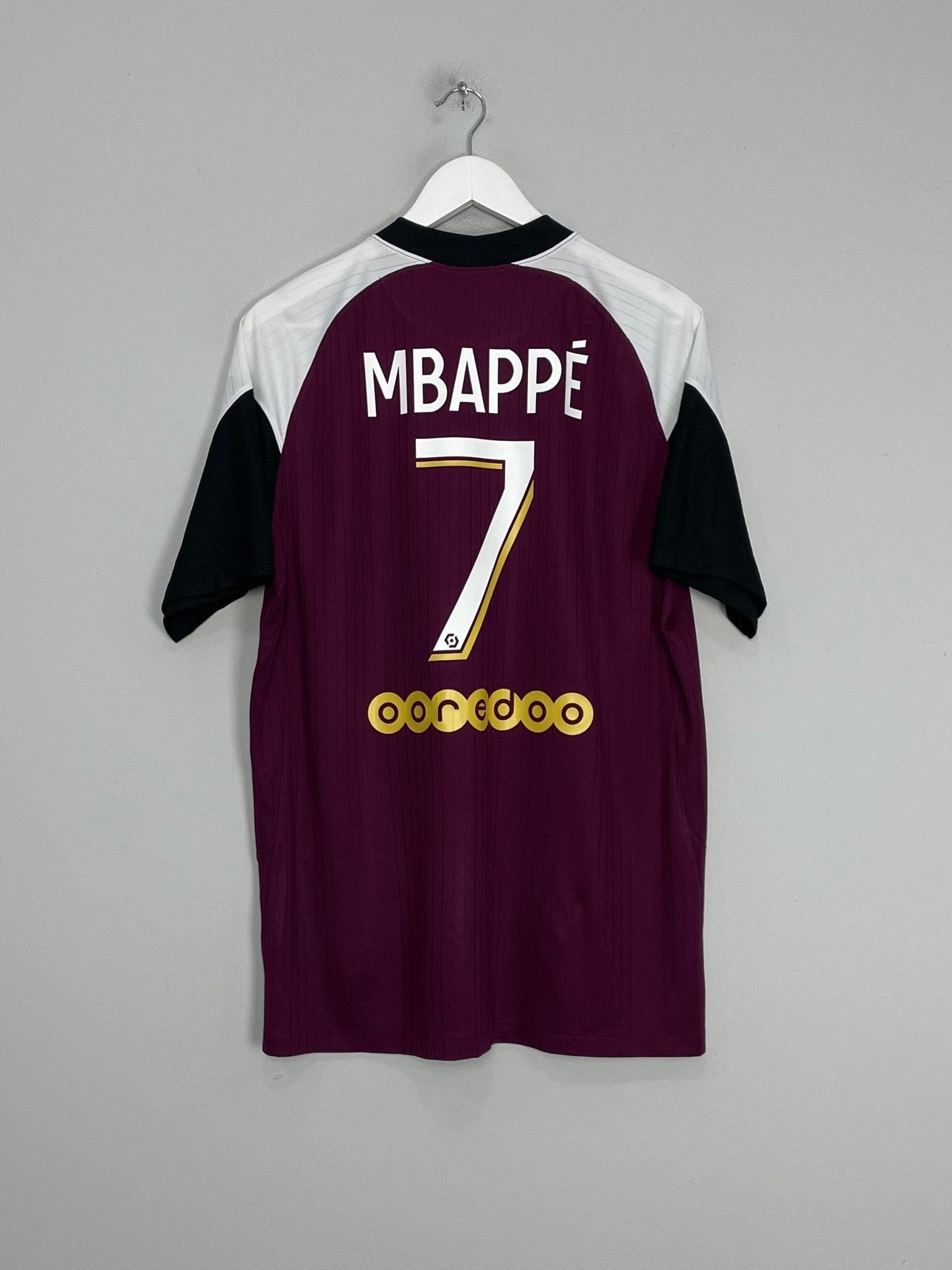 Shop 2020/21 PSG MBAPPE #7 THIRD SHIRT (L) JORDAN, classic football shirts, vintage football shirts & retro soccer jerseys at Cult Kits