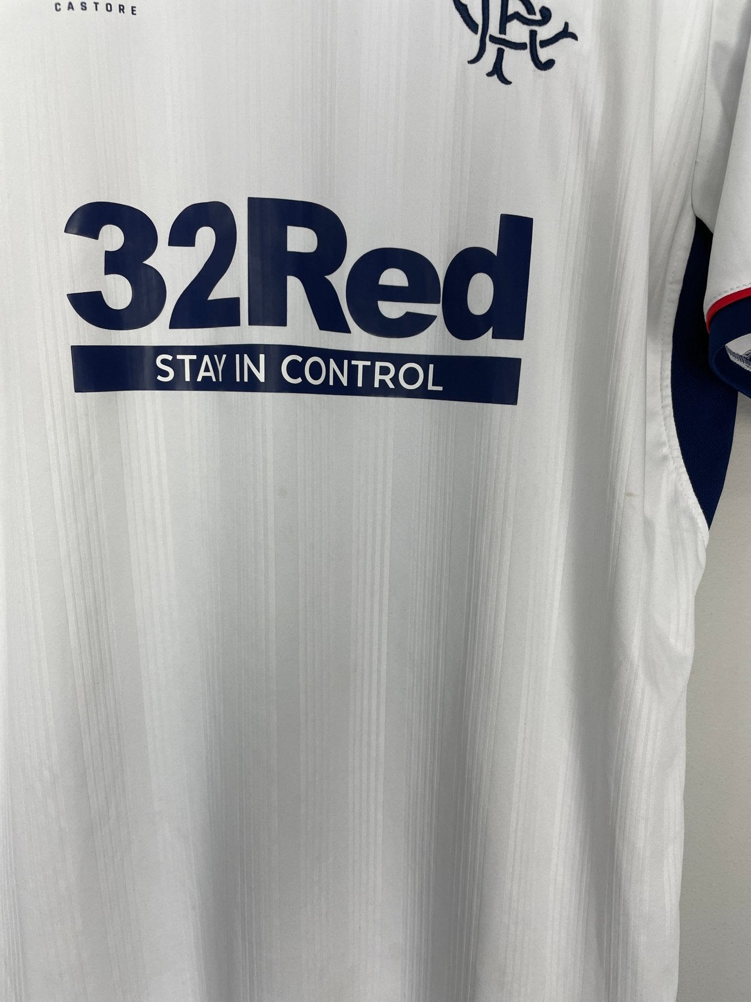 Shop 2020/21 RANGERS AWAY SHIRT (L) CASTORE, classic football shirts, vintage football shirts & retro soccer jerseys at Cult Kits