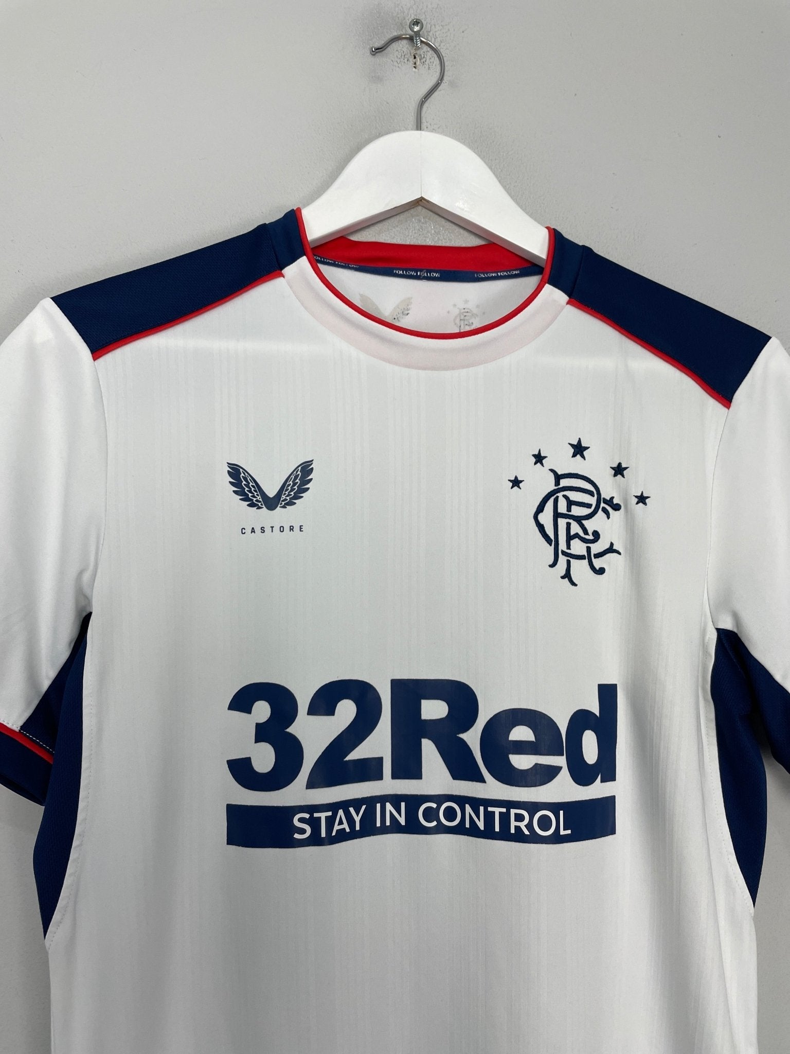 Shop 2020/21 RANGERS AWAY SHIRT (S) CASTORE, classic football shirts, vintage football shirts & retro soccer jerseys at Cult Kits