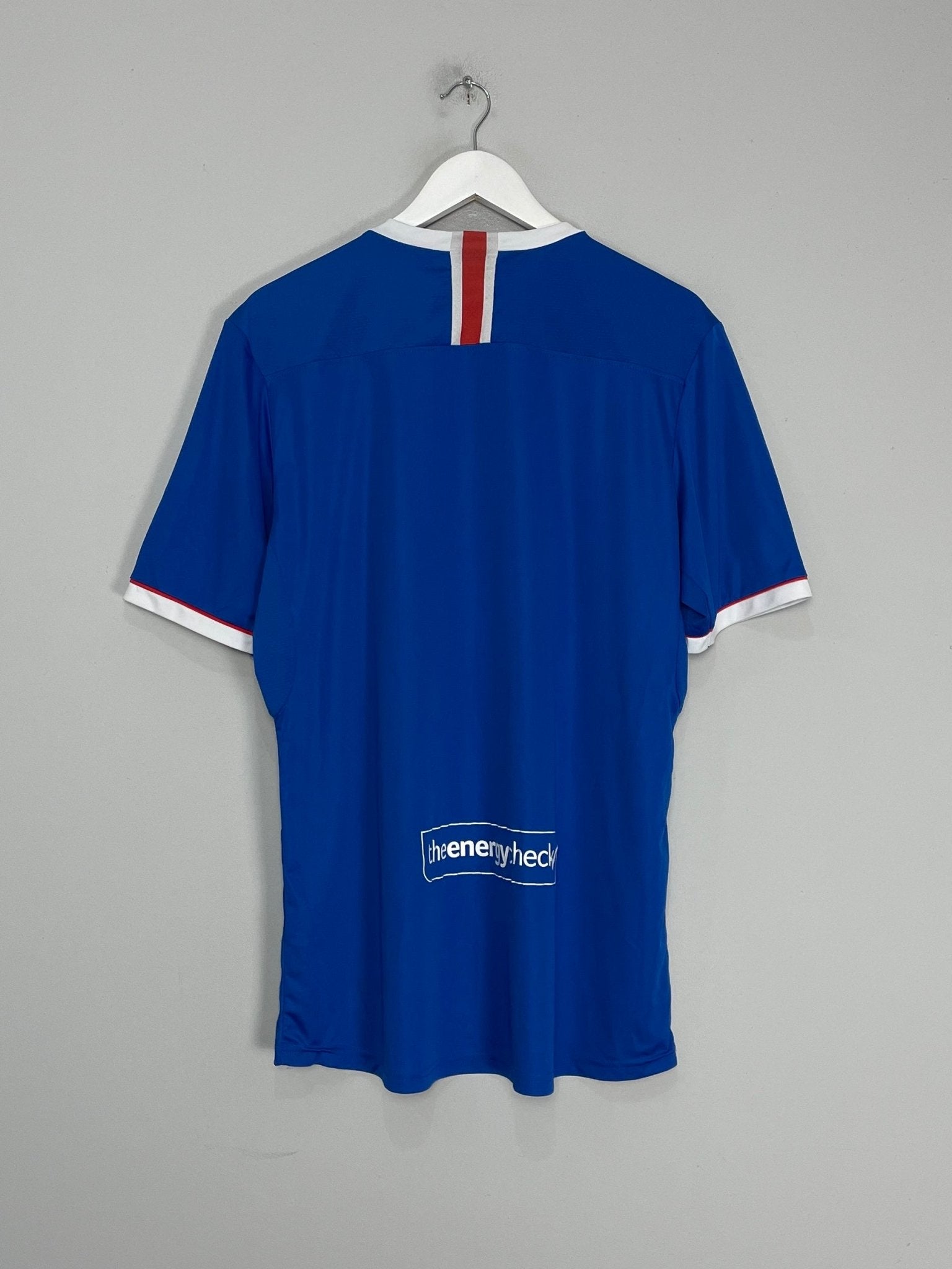 Shop 2020/21 RANGERS HOME SHIRT (XL) CASTORE, classic football shirts, vintage football shirts & retro soccer jerseys at Cult Kits