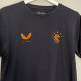 Shop 2020/21 RANGERS T-SHIRT (M) CASTORE, classic football shirts, vintage football shirts & retro soccer jerseys at Cult Kits