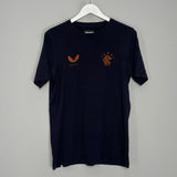 Shop 2020/21 RANGERS T-SHIRT (M) CASTORE, classic football shirts, vintage football shirts & retro soccer jerseys at Cult Kits