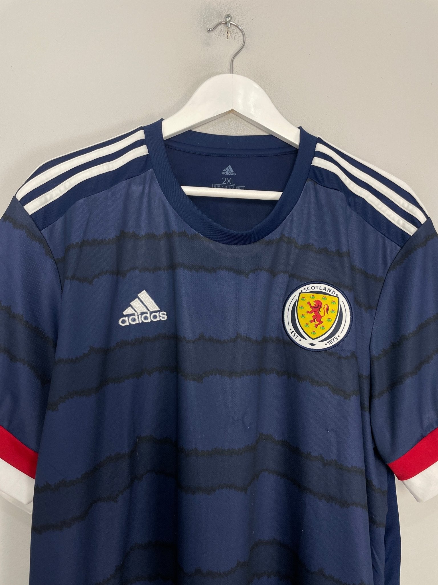 Shop 2020/21 SCOTLAND HOME SHIRT (XXL) ADIDAS, classic football shirts, vintage football shirts & retro soccer jerseys at Cult Kits