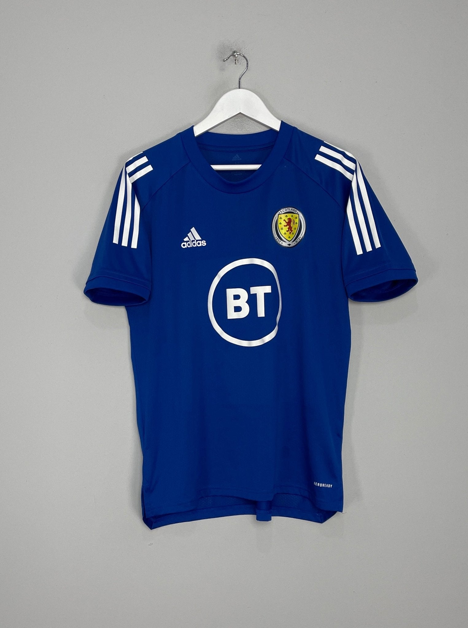 Shop 2020/21 SCOTLAND TRAINING SHIRT (M) ADIDAS, classic football shirts, vintage football shirts & retro soccer jerseys at Cult Kits