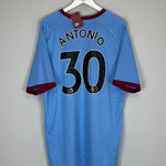 Shop 2020/21 WEST HAM ANTONIO #30 *BNWT* AWAY SHIRT (XXXL) UMBRO, classic football shirts, vintage football shirts & retro soccer jerseys at Cult Kits