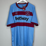 Shop 2020/21 WEST HAM ANTONIO #30 *BNWT* AWAY SHIRT (XXXL) UMBRO, classic football shirts, vintage football shirts & retro soccer jerseys at Cult Kits