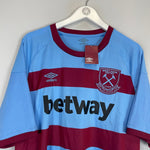Shop 2020/21 WEST HAM ANTONIO #30 *BNWT* AWAY SHIRT (XXXL) UMBRO, classic football shirts, vintage football shirts & retro soccer jerseys at Cult Kits