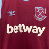 Shop 2020/21 WEST HAM HOME SHIRT (M) UMBRO, classic football shirts, vintage football shirts & retro soccer jerseys at Cult Kits