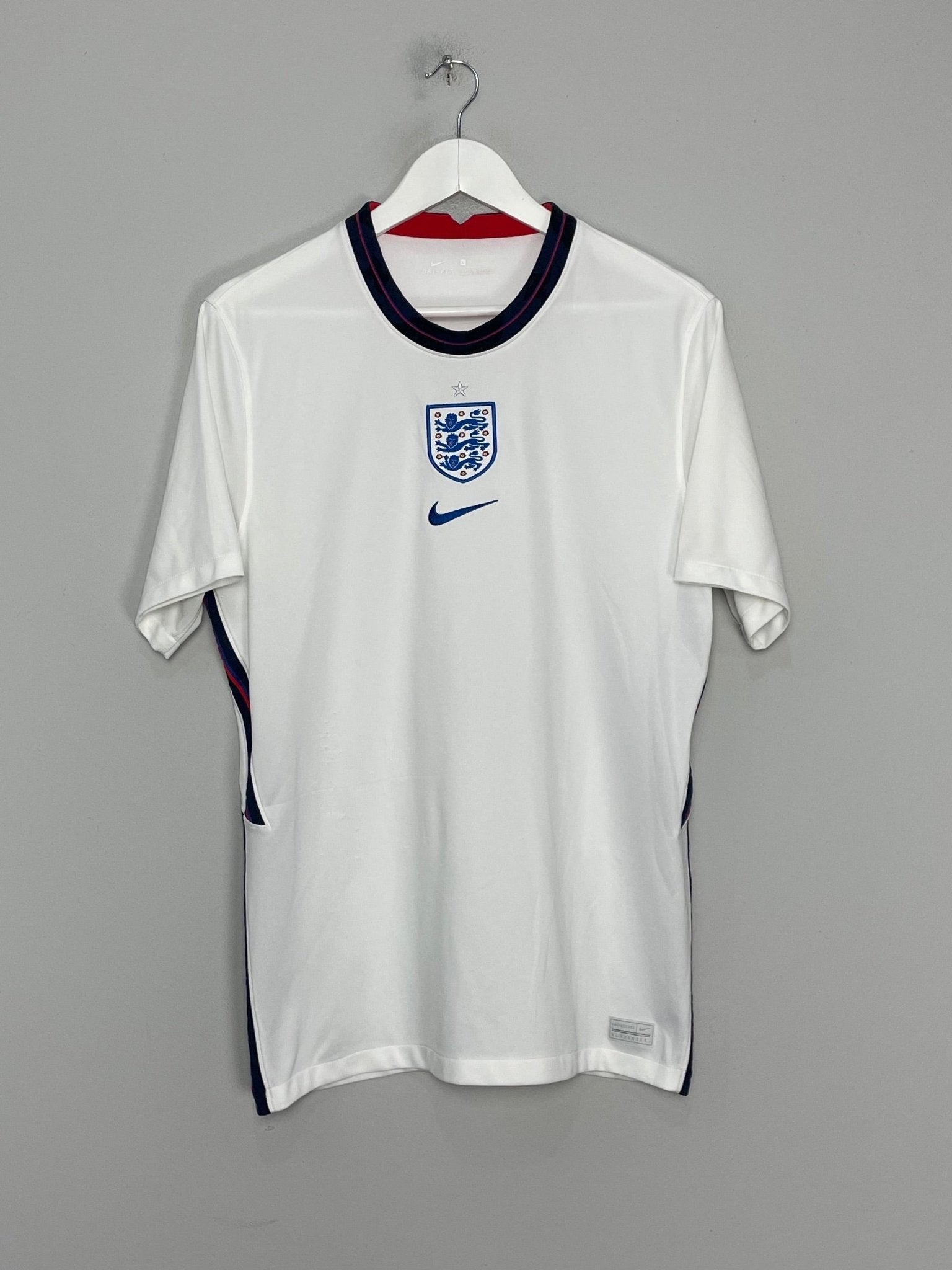 Shop 2020/22 ENGLAND HENDERSON #8 HOME SHIRT (L) NIKE, classic football shirts, vintage football shirts & retro soccer jerseys at Cult Kits