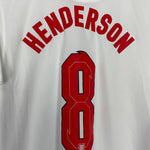 Shop 2020/22 ENGLAND HENDERSON #8 HOME SHIRT (L) NIKE, classic football shirts, vintage football shirts & retro soccer jerseys at Cult Kits