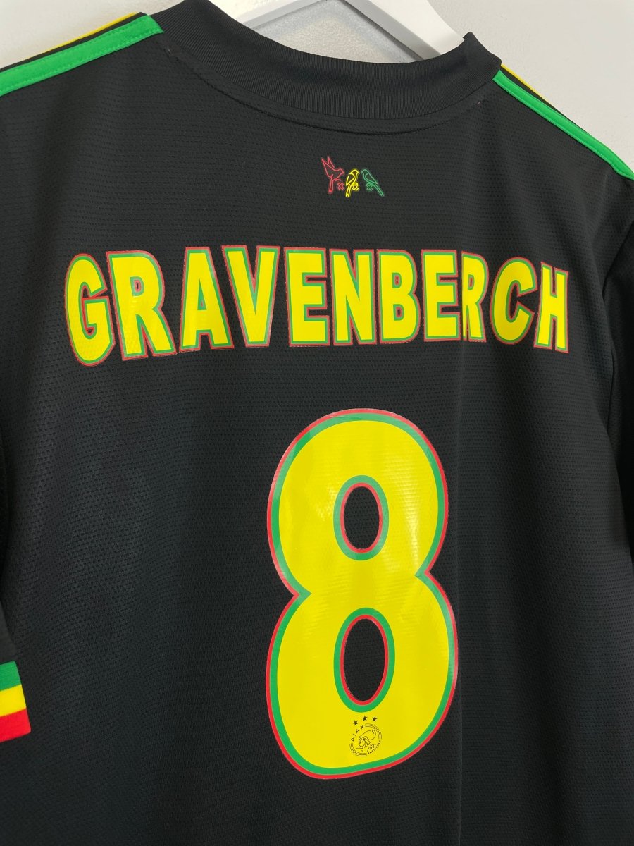 2021/22 AJAX GRAVENBERCH 8 AWAY SHIRT (XL) ADIDAS - Cult Kits - XL - Buy Vintage Football Shirts, Authentic Retro Football Shirts For Sale, Classic Football Shirts & Soccer Jersey