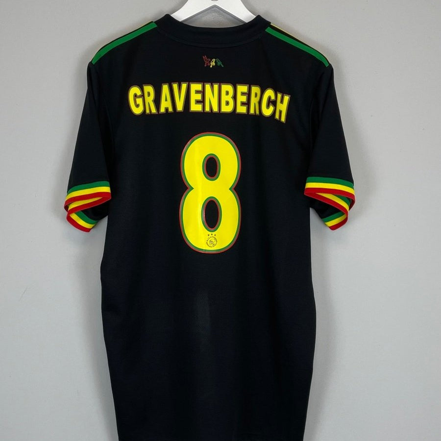 2021/22 AJAX GRAVENBERCH 8 AWAY SHIRT (XL) ADIDAS - Cult Kits - XL - Buy Vintage Football Shirts, Authentic Retro Football Shirts For Sale, Classic Football Shirts & Soccer Jersey