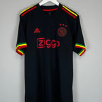 2021/22 AJAX GRAVENBERCH 8 AWAY SHIRT (XL) ADIDAS - Cult Kits - XL - Buy Vintage Football Shirts, Authentic Retro Football Shirts For Sale, Classic Football Shirts & Soccer Jersey