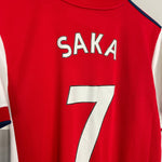 Shop 2021/22 ARSENAL SAKA #7 HOME SHIRT (L) ADIDAS, classic football shirts, vintage football shirts & retro soccer jerseys at Cult Kits