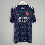 Shop 2021/22 ARSENAL WHITE #4 THIRD SHIRT (L) ADIDAS, classic football shirts, vintage football shirts & retro soccer jerseys at Cult Kits