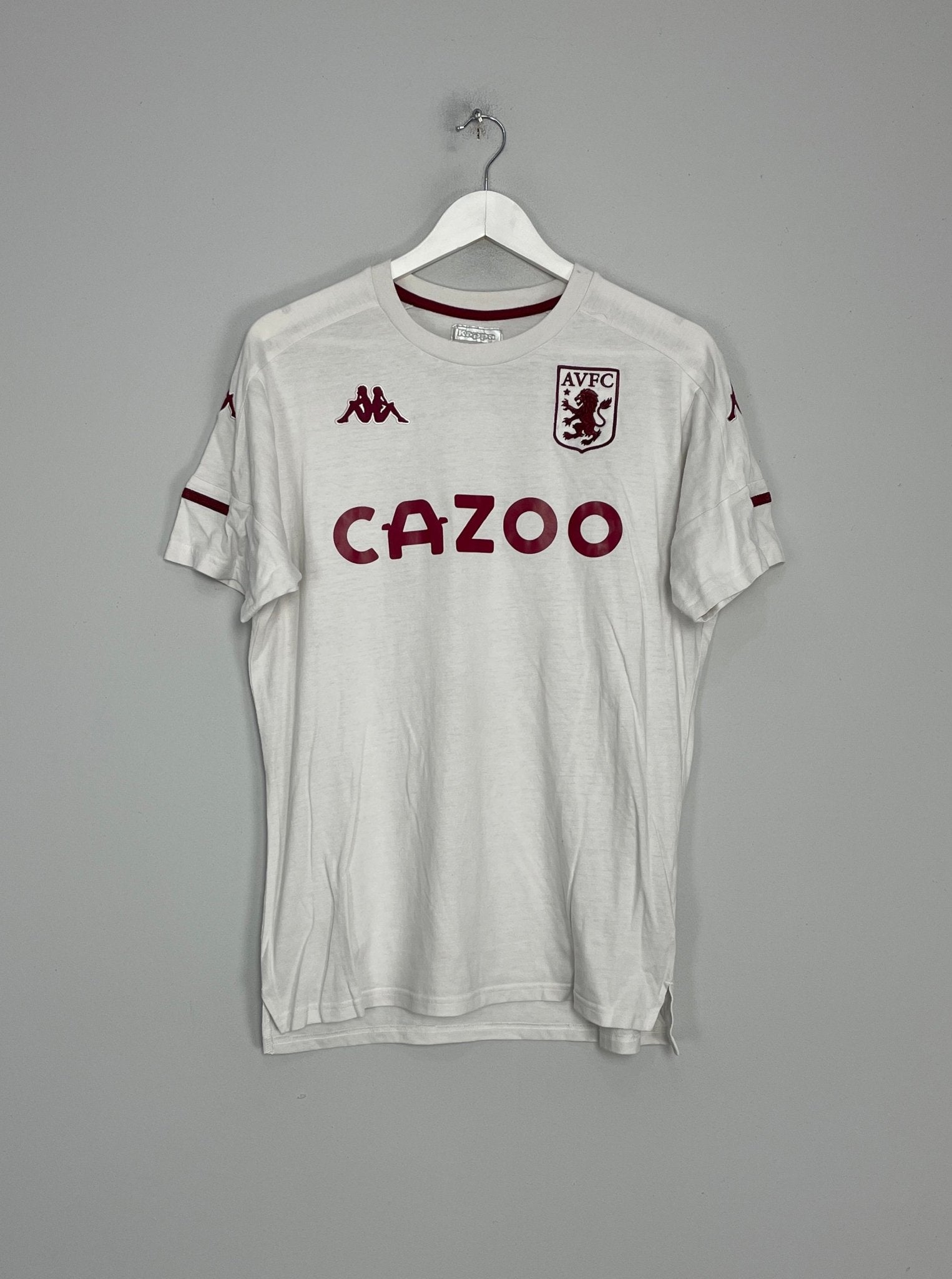 Shop 2021/22 ASTON VILLA T-SHIRT (L) KAPPA, classic football shirts, vintage football shirts & retro soccer jerseys at Cult Kits