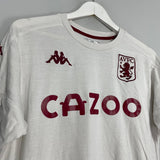 Shop 2021/22 ASTON VILLA T-SHIRT (L) KAPPA, classic football shirts, vintage football shirts & retro soccer jerseys at Cult Kits