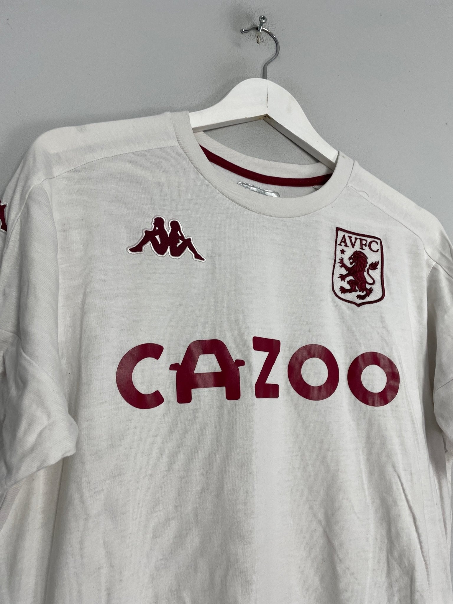 Shop 2021/22 ASTON VILLA T-SHIRT (L) KAPPA, classic football shirts, vintage football shirts & retro soccer jerseys at Cult Kits
