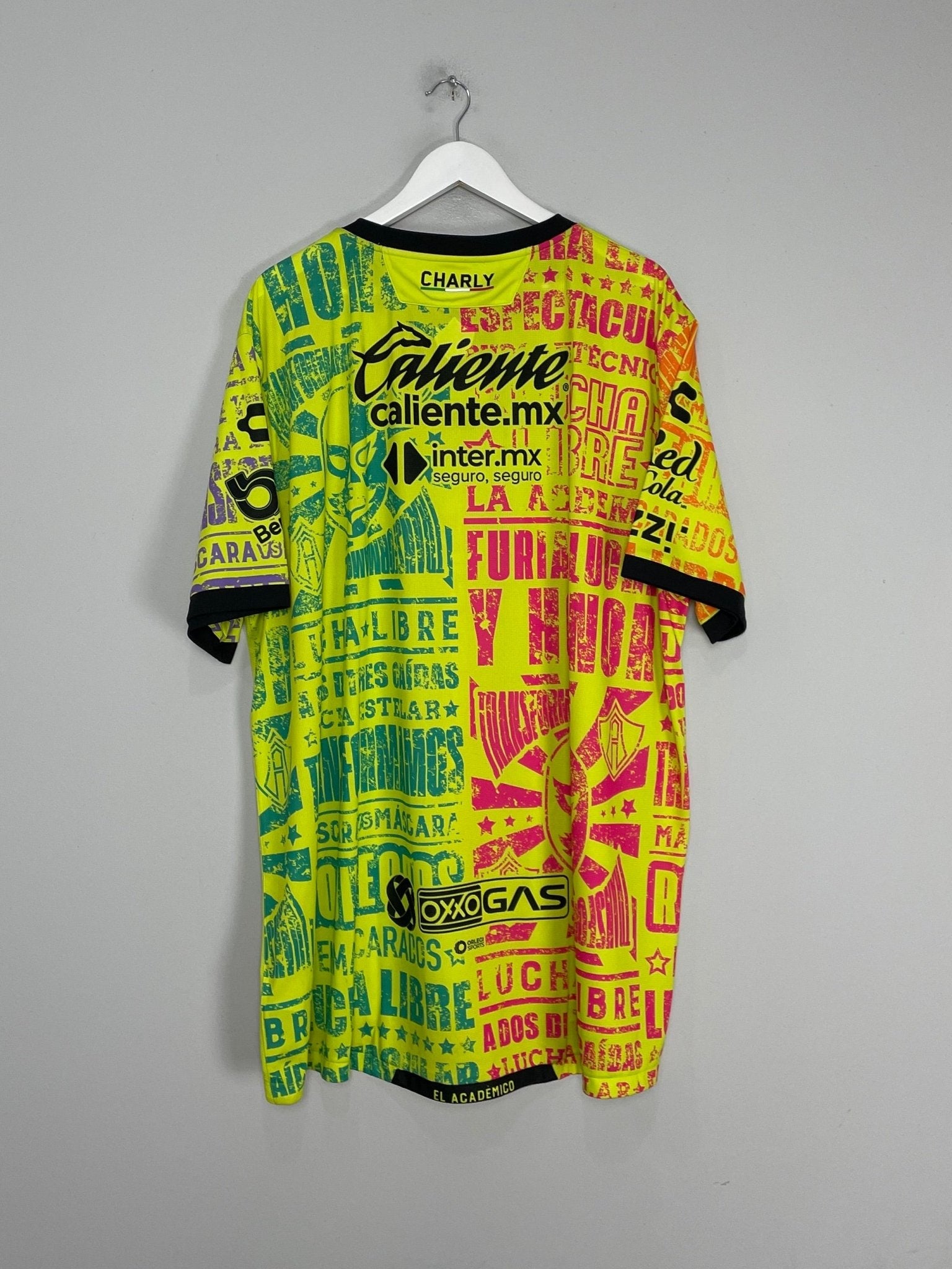 Shop 2021/22 ATLAS *BNWT* LUCHA LIBRE THIRD SHIRT (XXXL) CHARLY, classic football shirts, vintage football shirts & retro soccer jerseys at Cult Kits