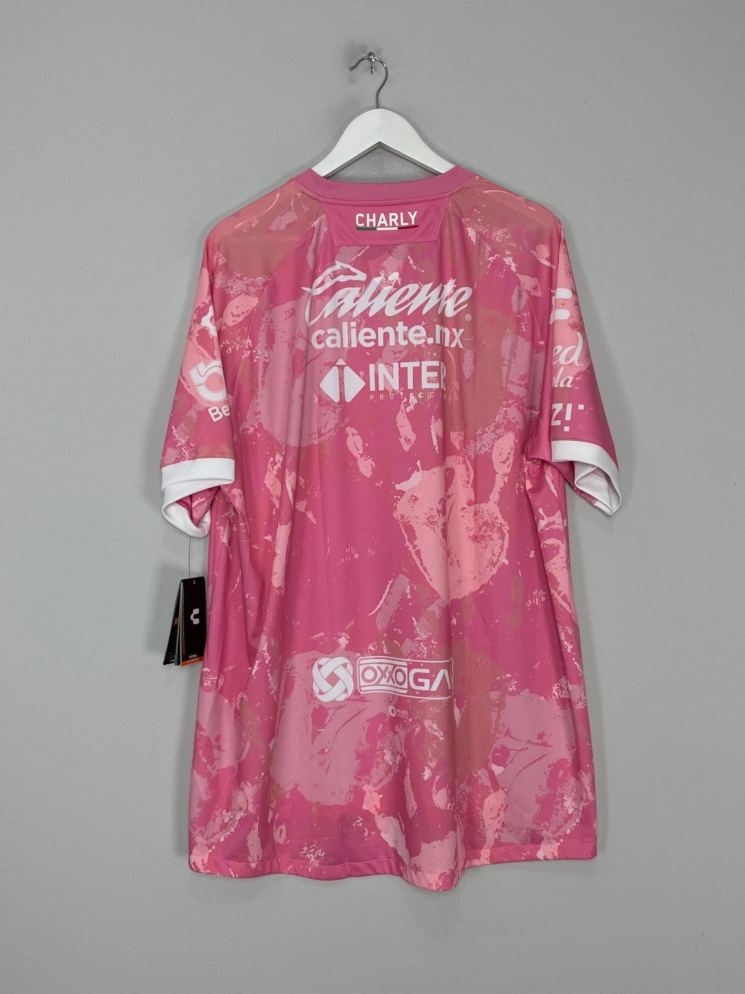 Shop 2021/22 ATLAS *BNWT* PINK OCTOBER SHIRT (XXL) CHARLY, classic football shirts, vintage football shirts & retro soccer jerseys at Cult Kits