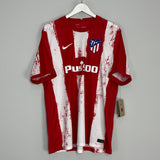 Shop 2021/22 ATLETICO MADRID *BNWT* HOME SHIRT (XL) NIKE, classic football shirts, vintage football shirts & retro soccer jerseys at Cult Kits