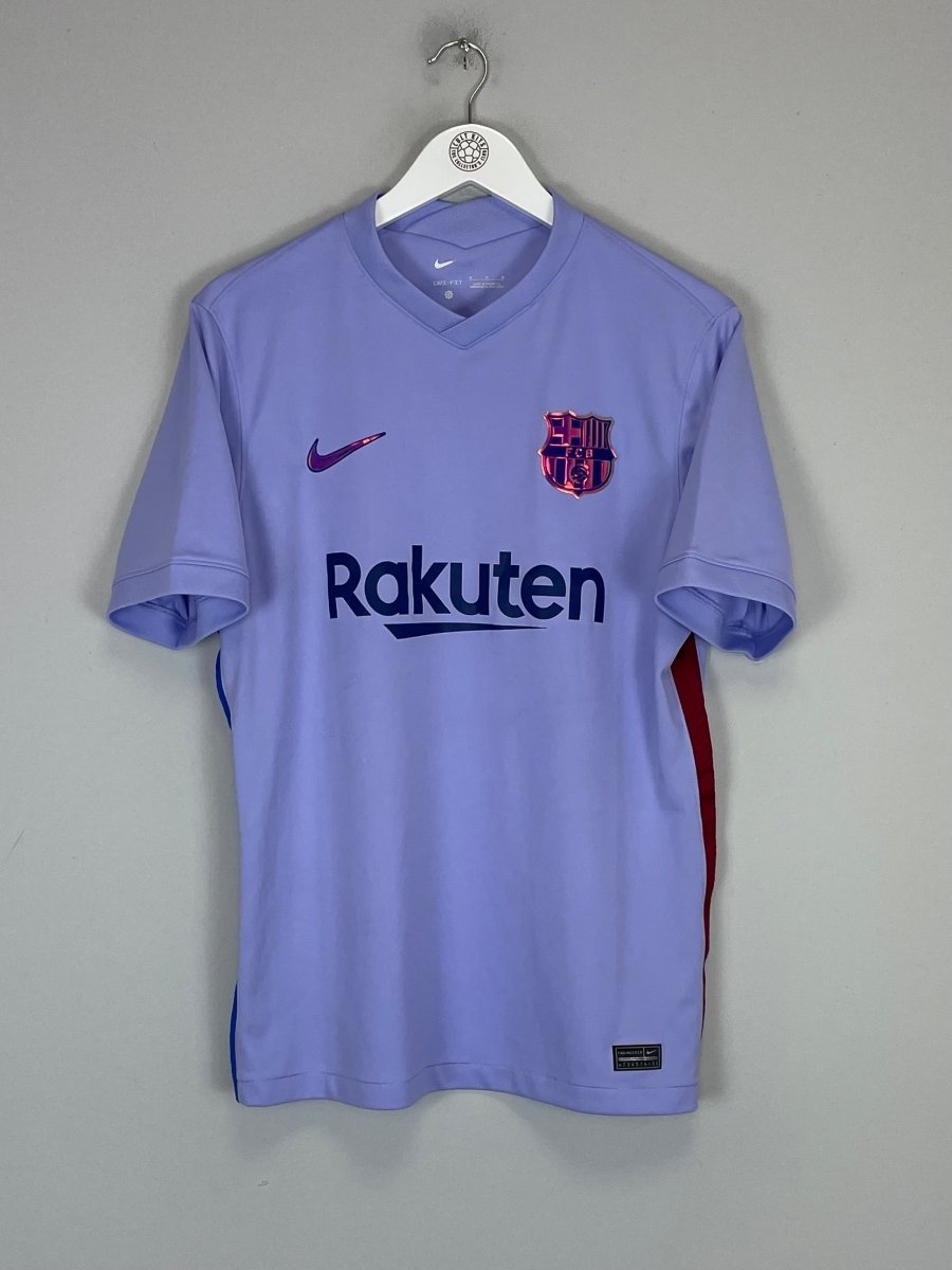 2021/22 BARCELONA AWAY SHIRT (M) NIKE - Cult Kits - Medium - Buy Vintage Football Shirts, Authentic Retro Football Shirts For Sale, Classic Football Shirts & Soccer Jersey