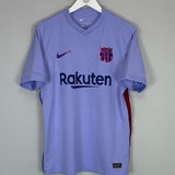 2021/22 BARCELONA AWAY SHIRT (M) NIKE - Cult Kits - Medium - Buy Vintage Football Shirts, Authentic Retro Football Shirts For Sale, Classic Football Shirts & Soccer Jersey