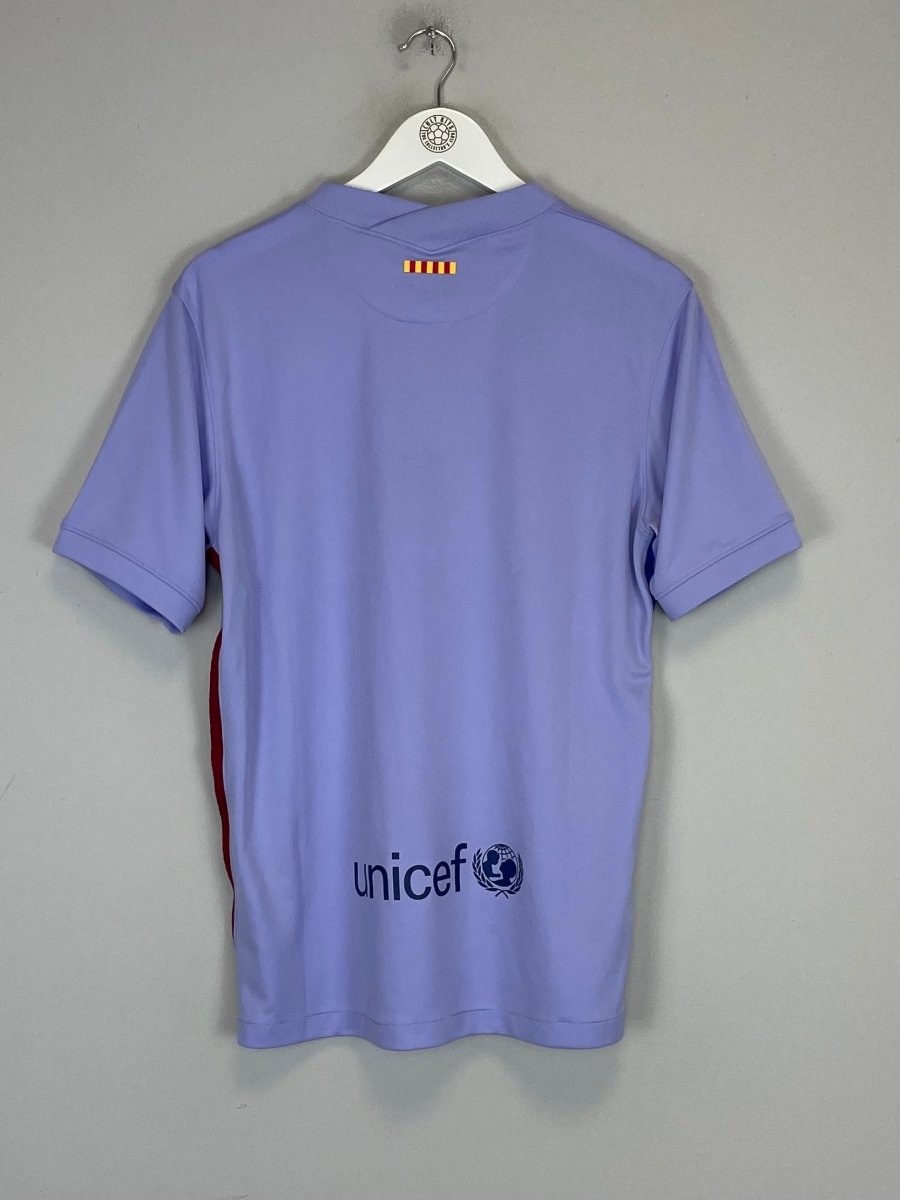 2021/22 BARCELONA AWAY SHIRT (M) NIKE - Cult Kits - Medium - Buy Vintage Football Shirts, Authentic Retro Football Shirts For Sale, Classic Football Shirts & Soccer Jersey