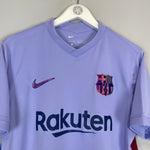 2021/22 BARCELONA AWAY SHIRT (M) NIKE - Cult Kits - Medium - Buy Vintage Football Shirts, Authentic Retro Football Shirts For Sale, Classic Football Shirts & Soccer Jersey