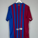 Shop 2021/22 BARCELONA HOME SHIRT (XL) NIKE, classic football shirts, vintage football shirts & retro soccer jerseys at Cult Kits