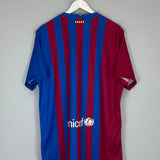 Shop 2021/22 BARCELONA HOME SHIRT (XL) NIKE, classic football shirts, vintage football shirts & retro soccer jerseys at Cult Kits