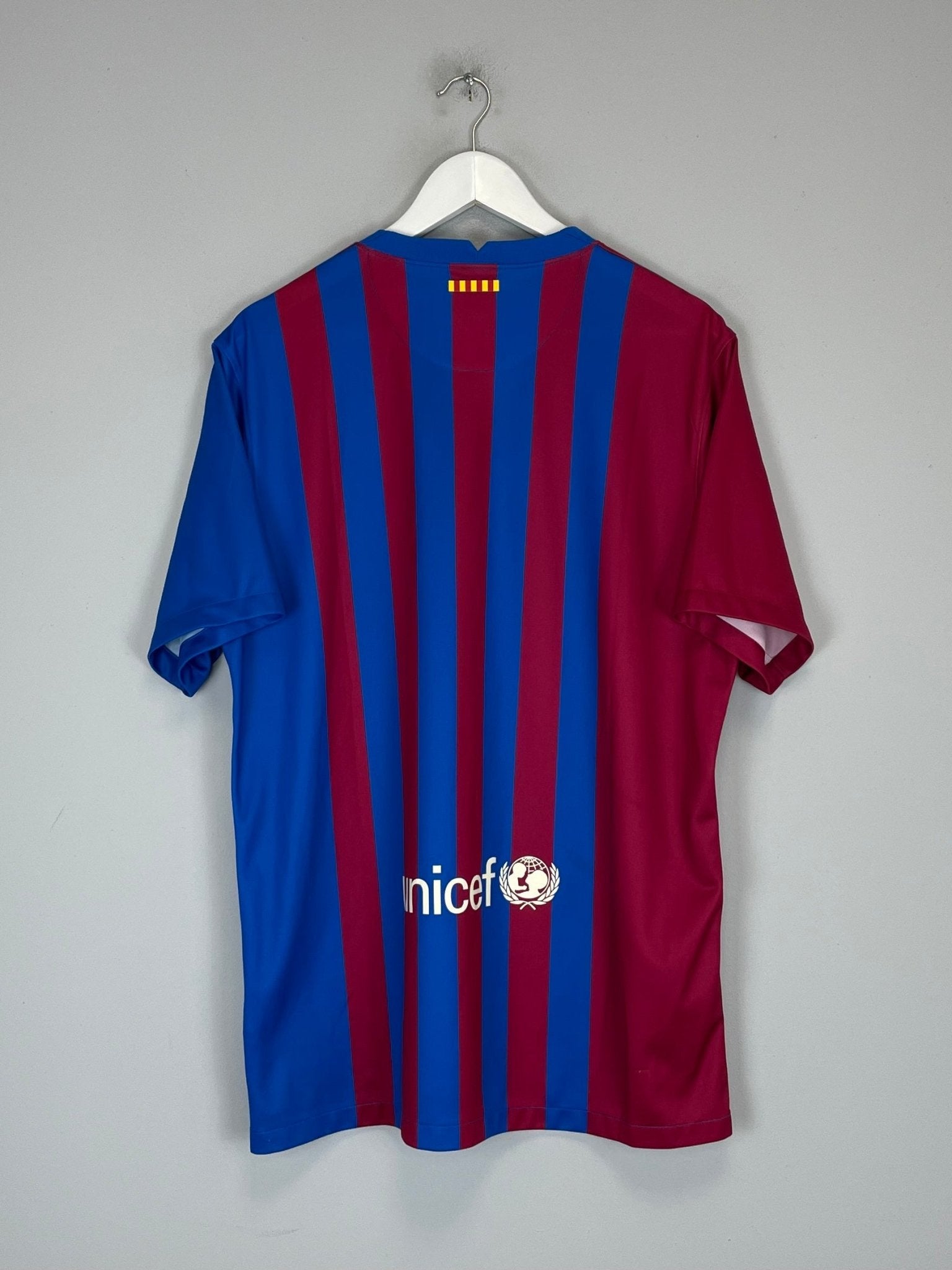 Shop 2021/22 BARCELONA HOME SHIRT (XL) NIKE, classic football shirts, vintage football shirts & retro soccer jerseys at Cult Kits