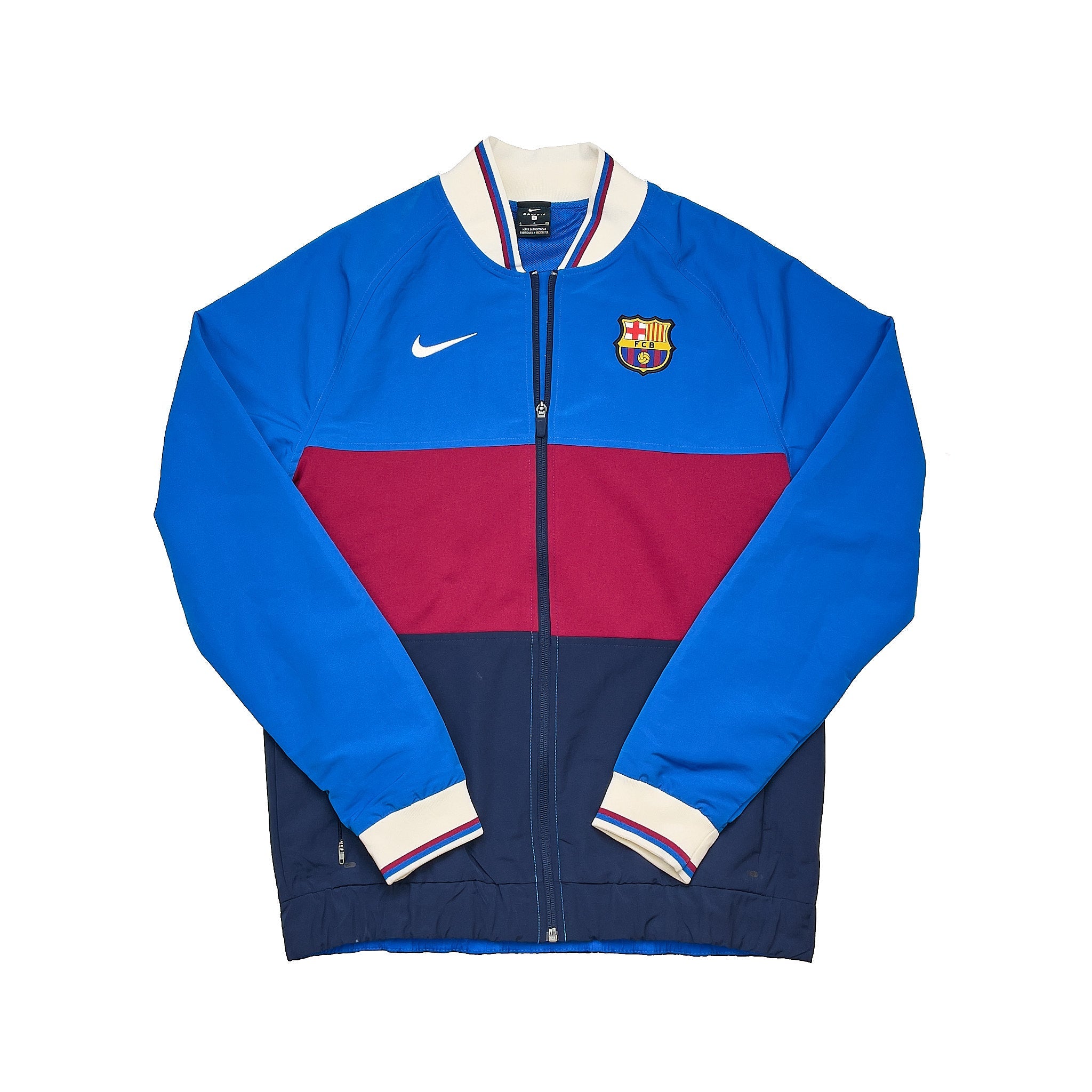 Buy 2021/22 Barcelona Track Jacket (S) Nike ~ Free worldwide shipping ~ Authentic Vintage Football Shirts from Cult Kits