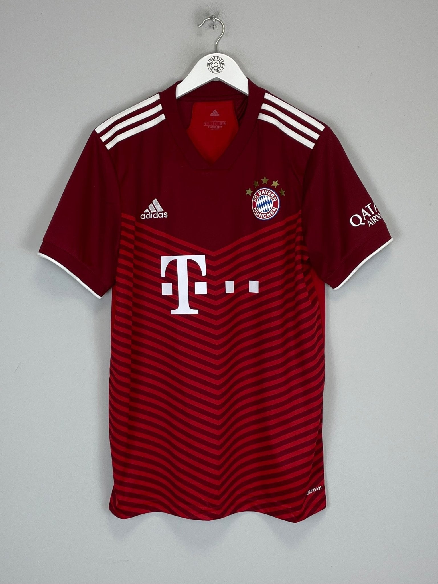 Shop 2021/22 BAYERN MUNICH HOME SHIRT (L) ADIDAS, classic football shirts, vintage football shirts & retro soccer jerseys at Cult Kits