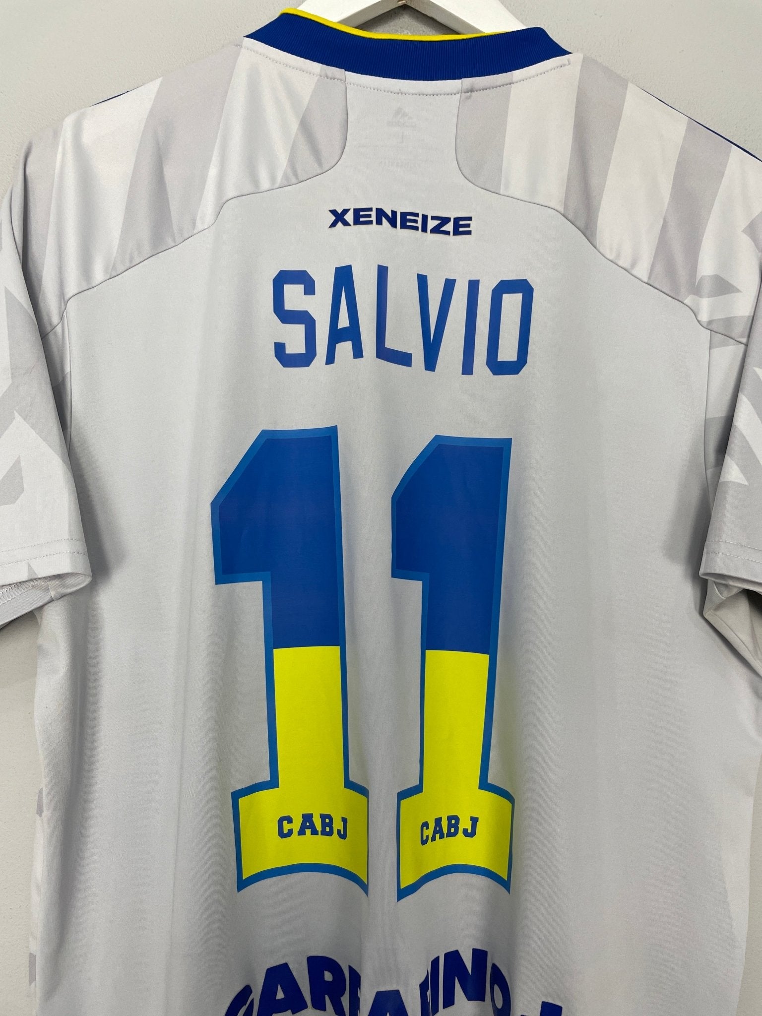 Shop 2021/22 BOCA JUNIORS SALVIO #11 AWAY SHIRT (L) ADIDAS, classic football shirts, vintage football shirts & retro soccer jerseys at Cult Kits