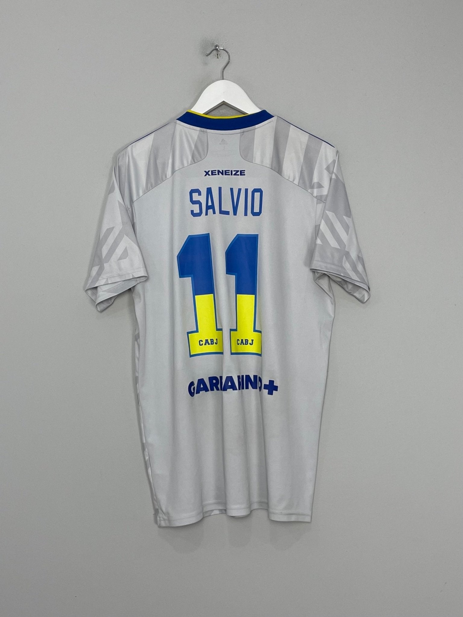 Shop 2021/22 BOCA JUNIORS SALVIO #11 AWAY SHIRT (L) ADIDAS, classic football shirts, vintage football shirts & retro soccer jerseys at Cult Kits