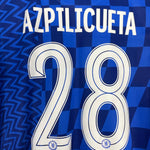Shop 2021/22 CHELSEA AZPILICUETA #28 HOME SHIRT (M) NIKE, classic football shirts, vintage football shirts & retro soccer jerseys at Cult Kits