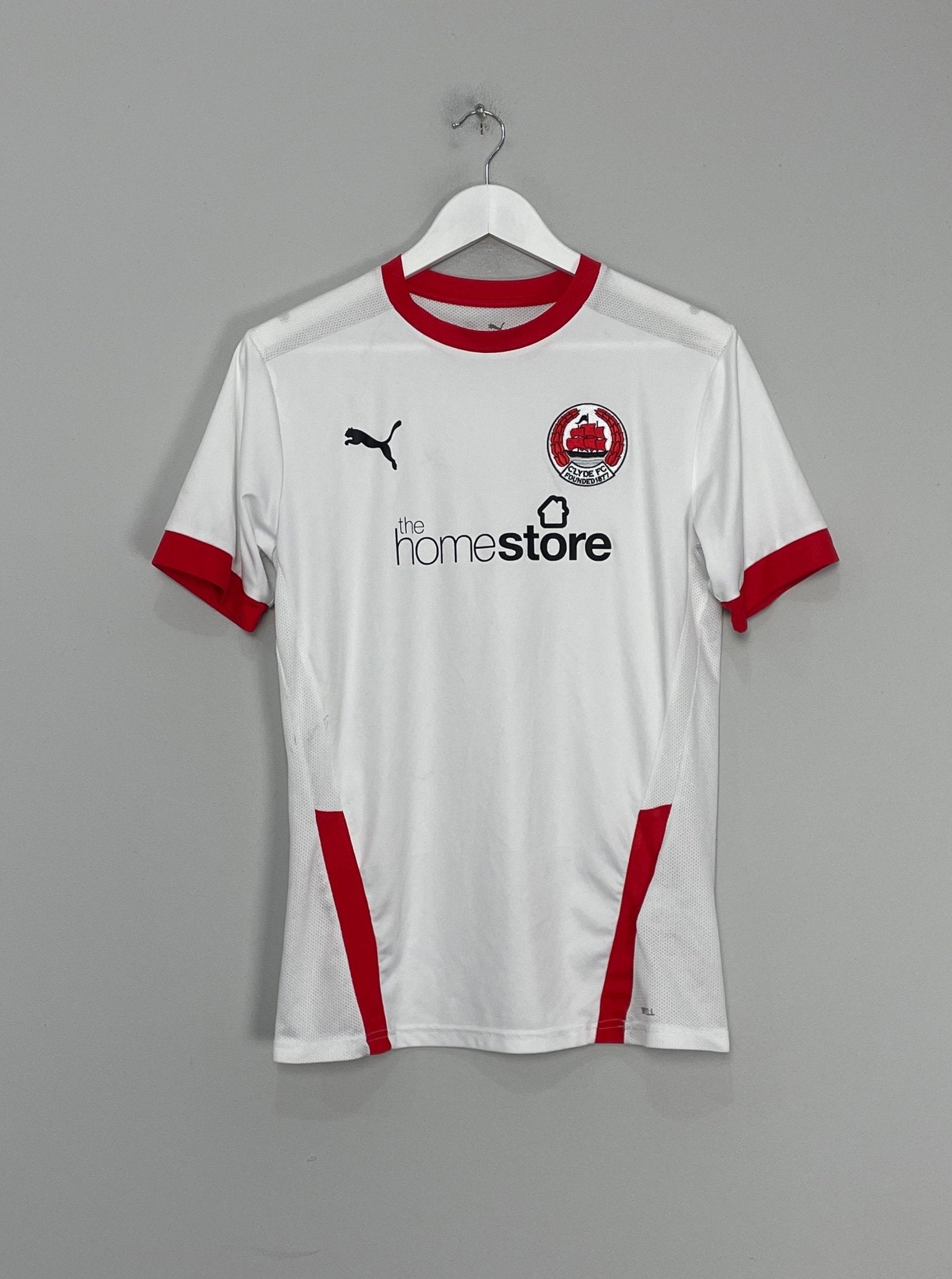 Shop 2021/22 CLYDE FC #5 HOME SHIRT (M) PUMA, classic football shirts, vintage football shirts & retro soccer jerseys at Cult Kits