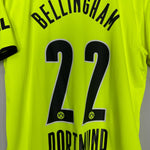 Shop 2021/22 DORTMUND BELLINGHAM #22 *BNWT* E/L HOME SHIRT (L) PUMA, classic football shirts, vintage football shirts & retro soccer jerseys at Cult Kits